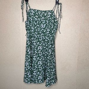 Zaful Green Floral Dress